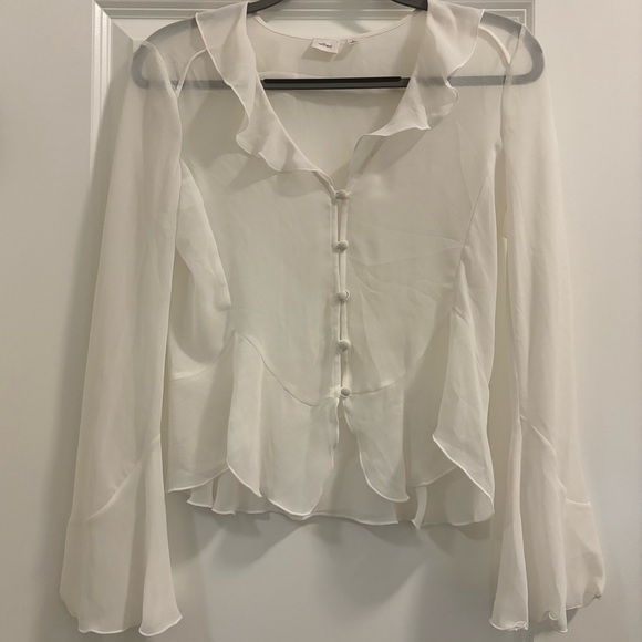Wilfred Tops - Wilfred Castelo Blouse Light Birch Size S
